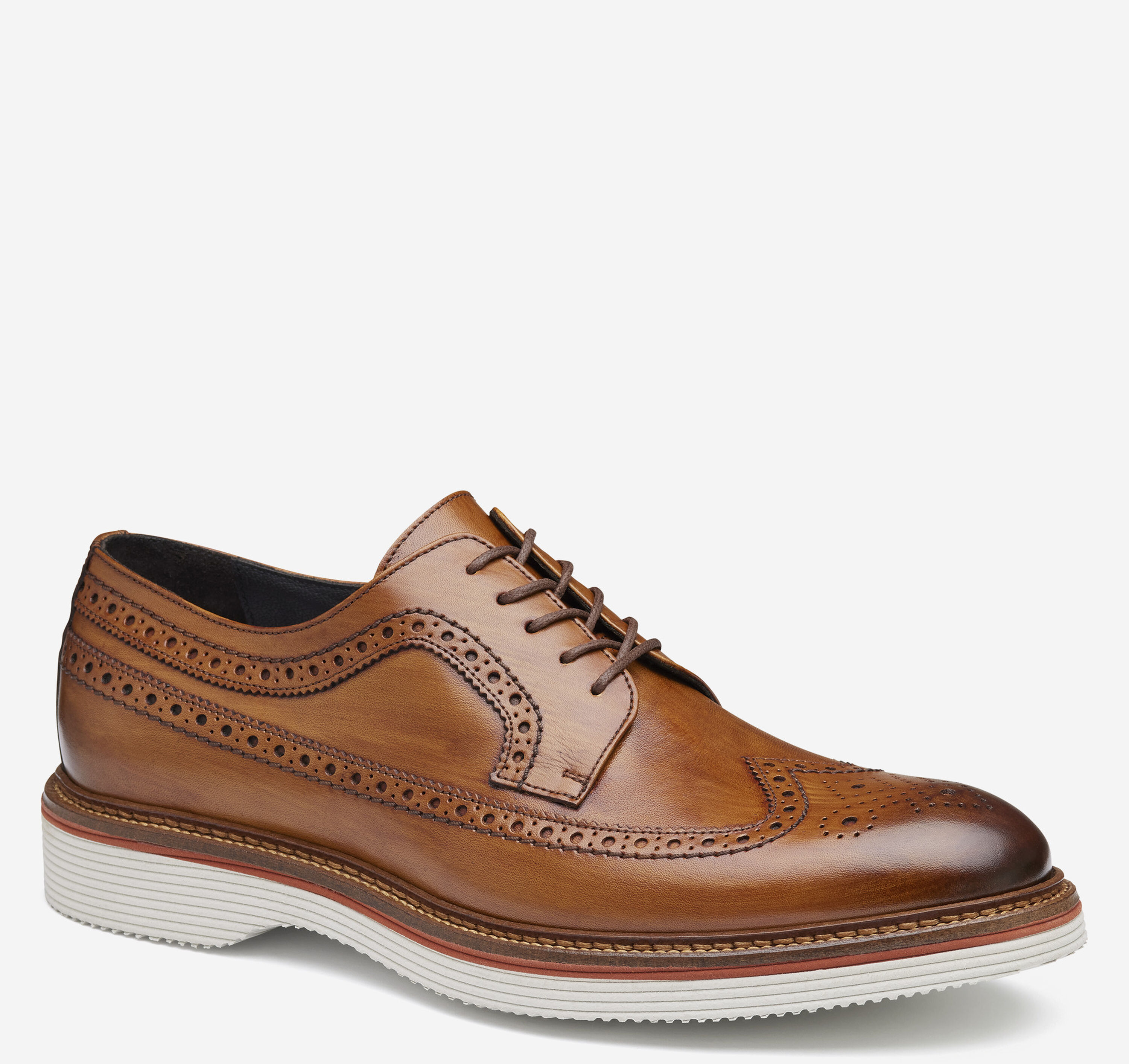 Johnston & Murphy Mens Jenson European Calfskin Brown Shoes (NWT) Johnston & Murphy Jenson European Calfskin Mens Brown  main image 2