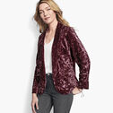 Crushed Velvet Blazer image number null