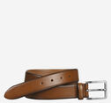 Feather-Edge Italian Leather Belt image number null