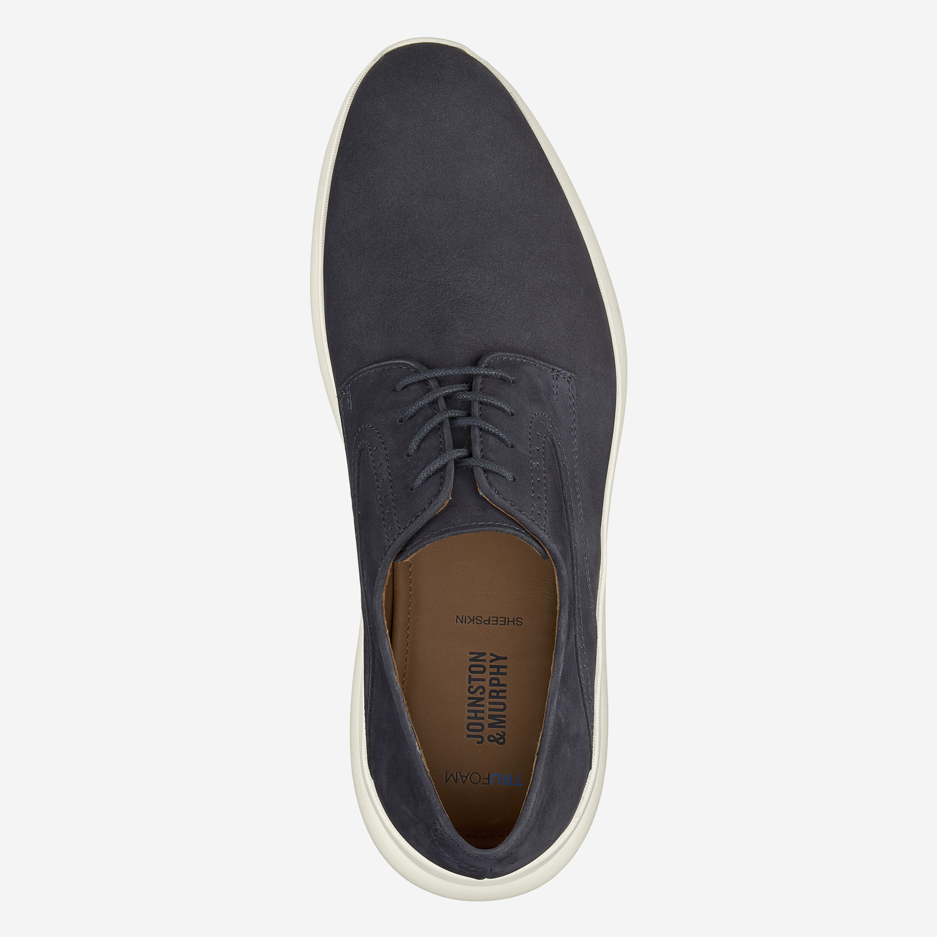 Johnston & Murphy Hennings Navy Nubuck Casual Dress Shoes Mens Size 13 Men main image 2