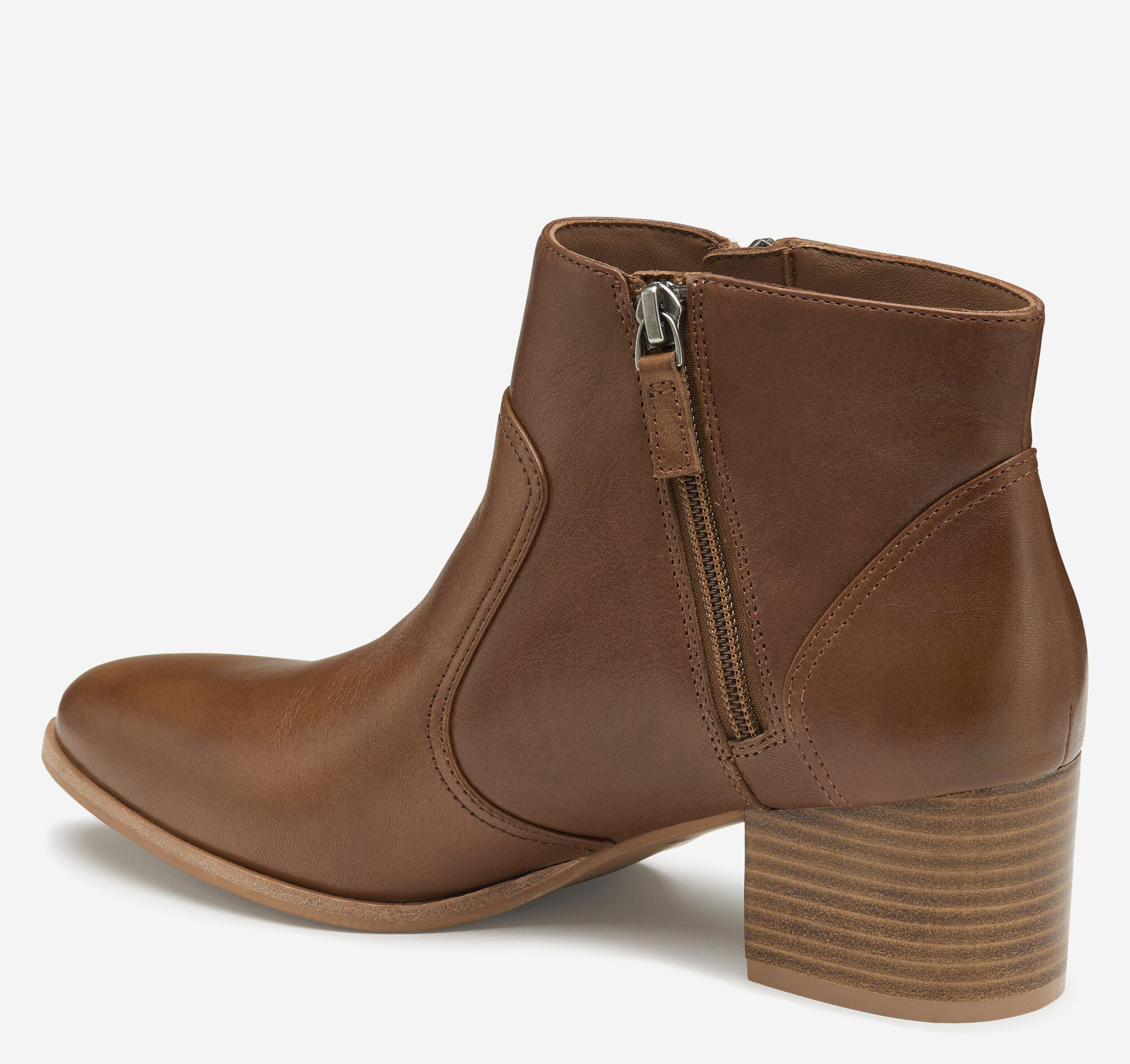 (取寄) ジョンストン&マーフィー レディース トリスタ ダブル ジップ ブーティ Johnston & Murphy women Trista Double Zip Bootie Taupe Suede Women's Trista Double-Zip Bootie | Johnston & Murphy
