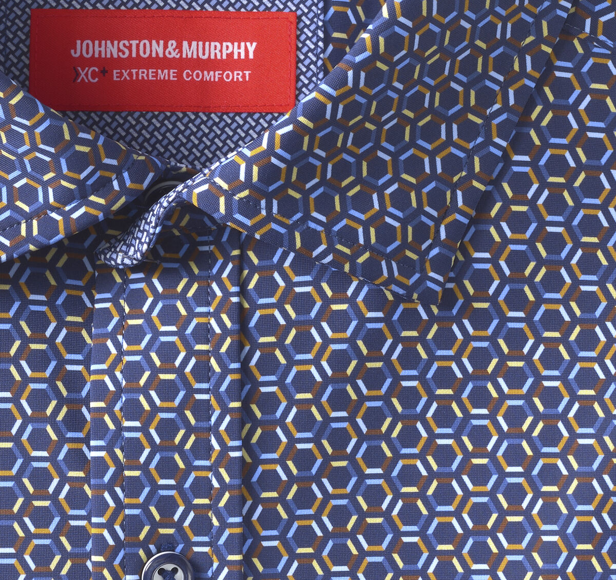 XC+&trade; Motion Long-Sleeve Print Knit Shirt image number null