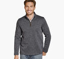 Marled Quarter-Zip image number null