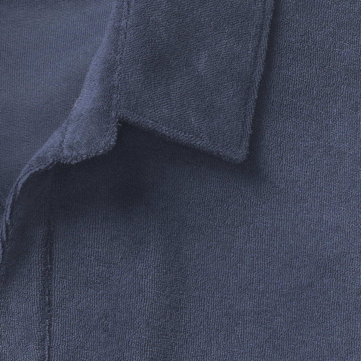 Terry Open Collar Polo image number null