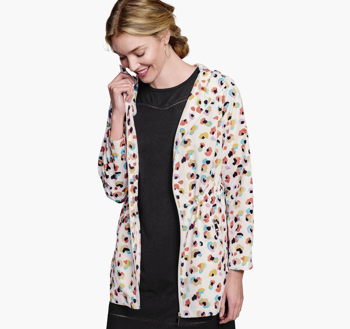 Leopard-Print Anorak image number null