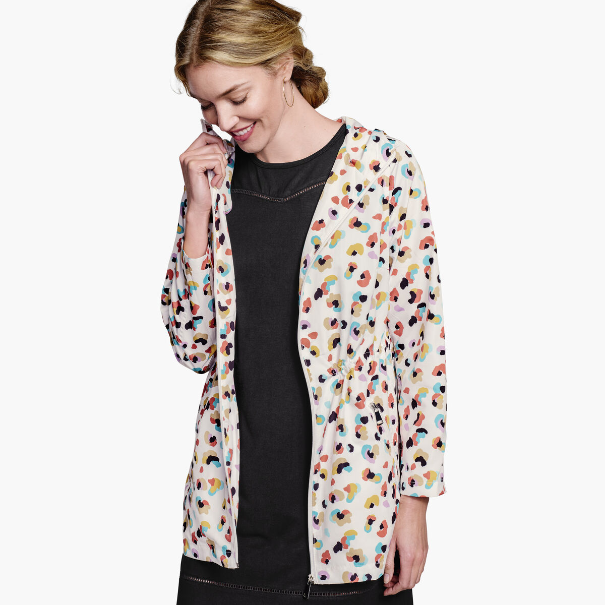 Leopard-Print Anorak image number null