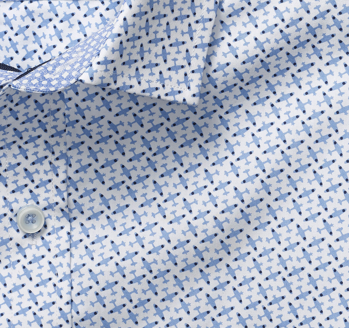 Flyaway Planes Print Shirt image number null