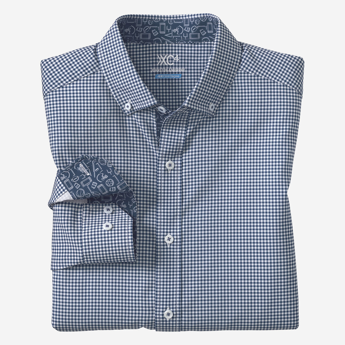 Game Day XC4® Long-Sleeve Gingham Shirt image number null