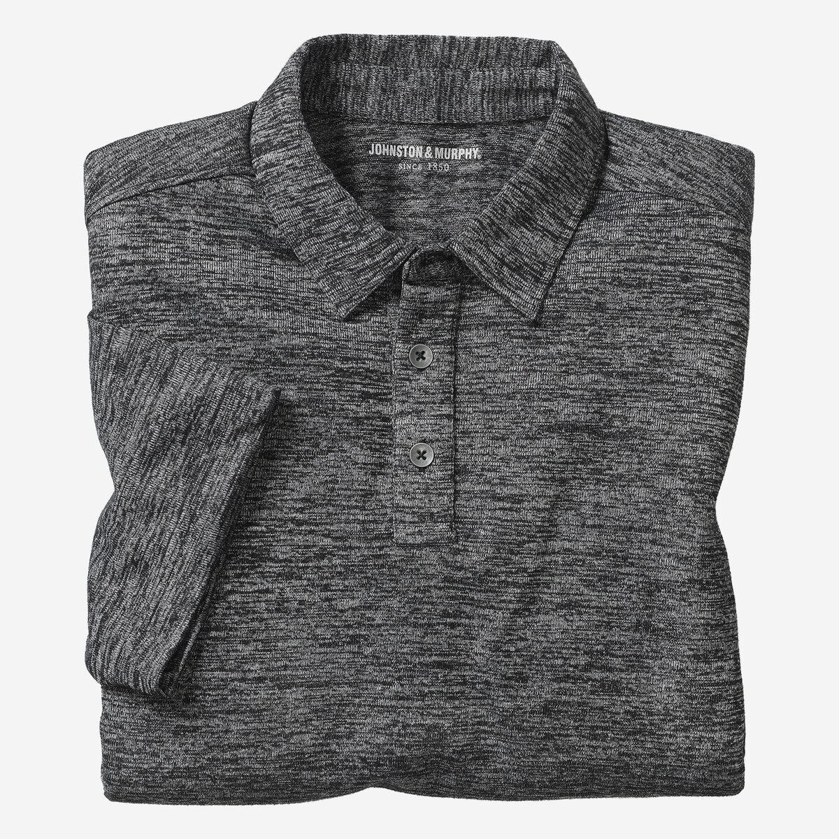 Indigo Knit Polo image number null