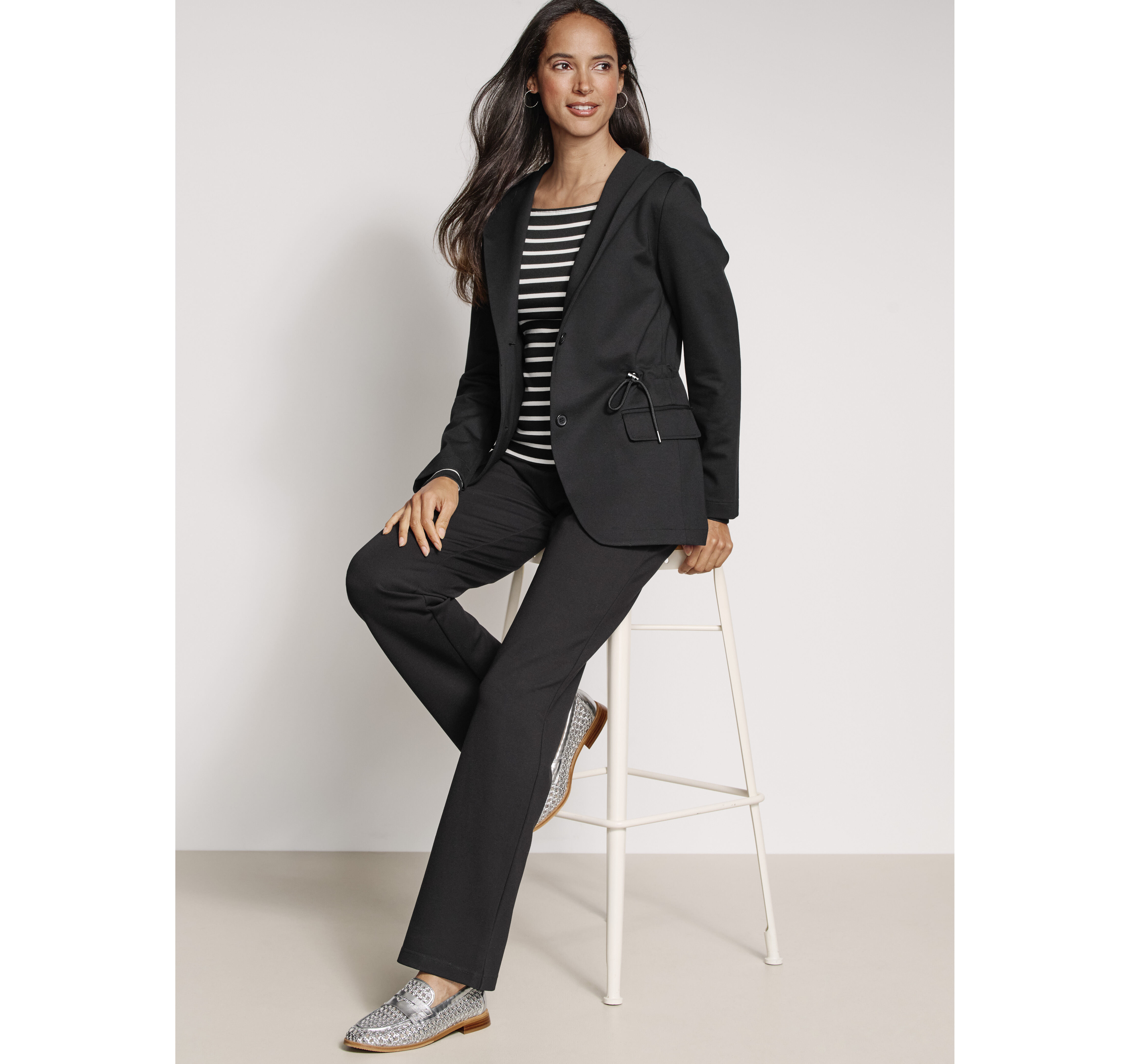 Women's XC Flex® Shawl-Collar Blazer with Hood | Johnston & Murphy