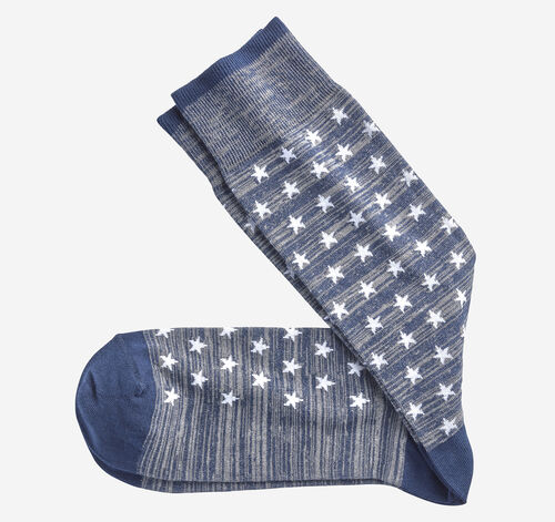 Novelty Socks - Navy Stars