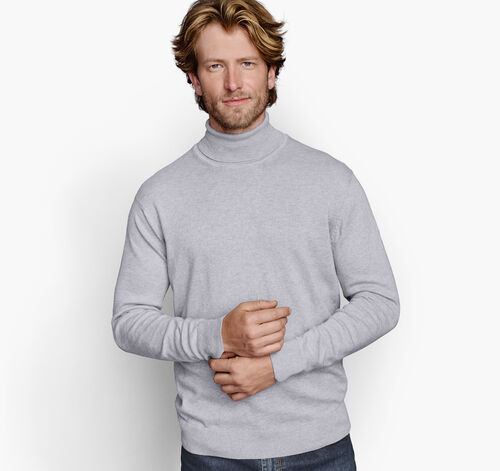 Turtleneck Sweater - Light Gray