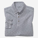 Vintage Slub Long-Sleeve Polo image number null