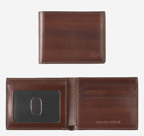 Whitmore Hand-Painted Billfold - Brown
