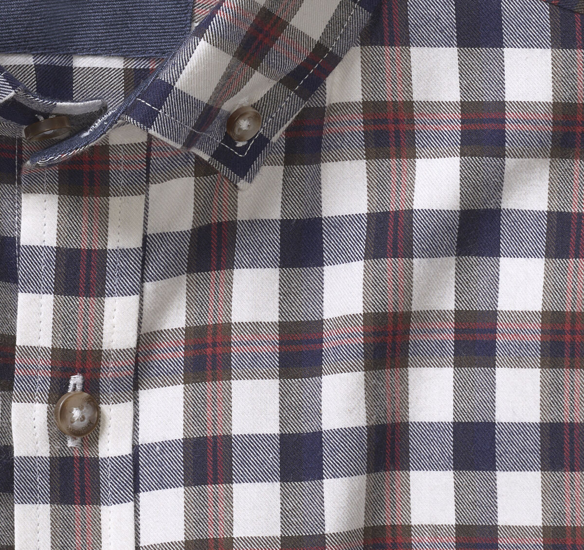 Brushed Heathered Woven Shirts image number null