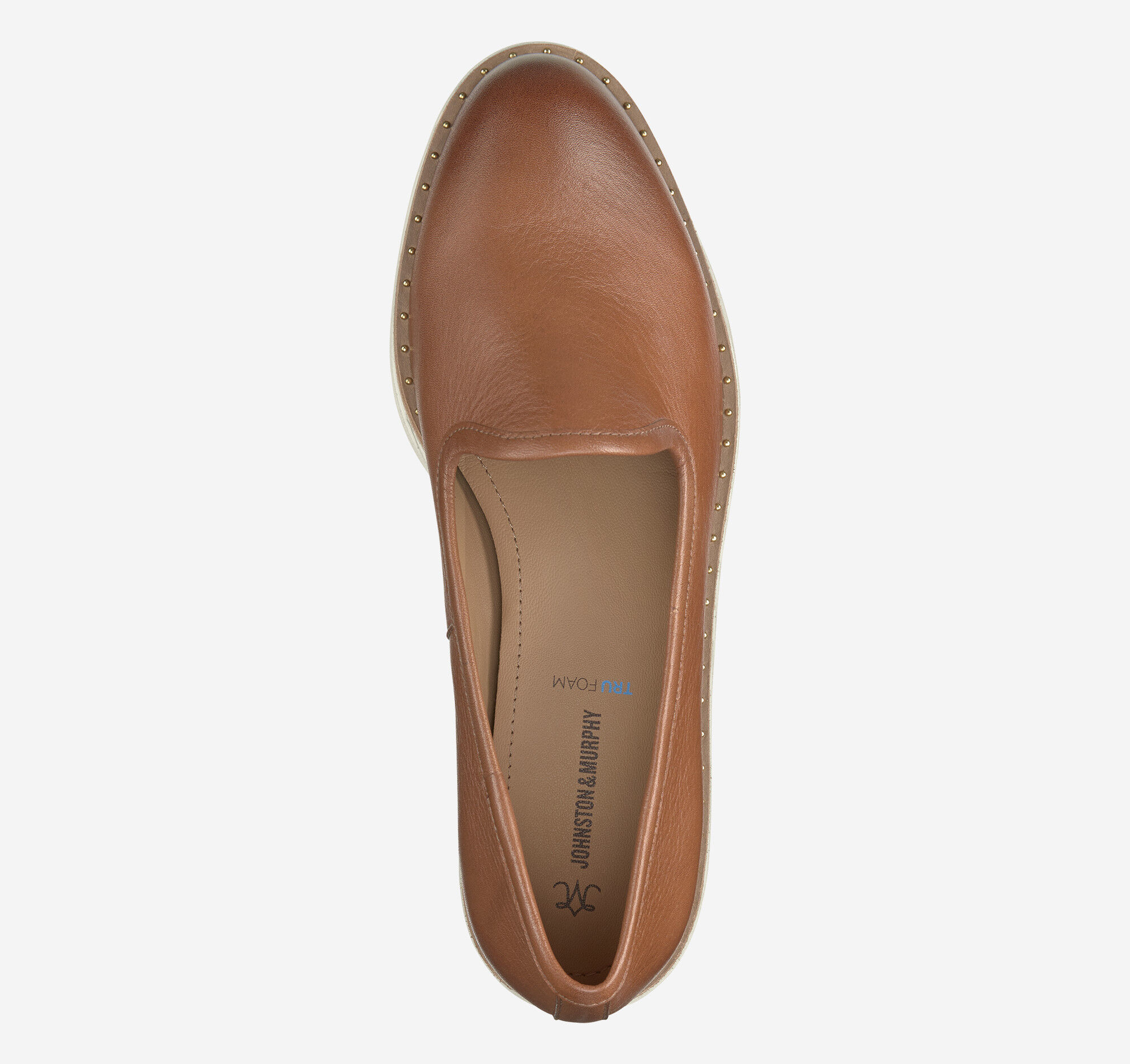 Women's Mitzi Venetian in Cognac Calfskin | Johnston & Murphy
