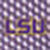 Collegiate XC+&trade; State Print Polo - LSU - Purple