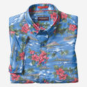 Silky Short-Sleeve Print Shirt image number null