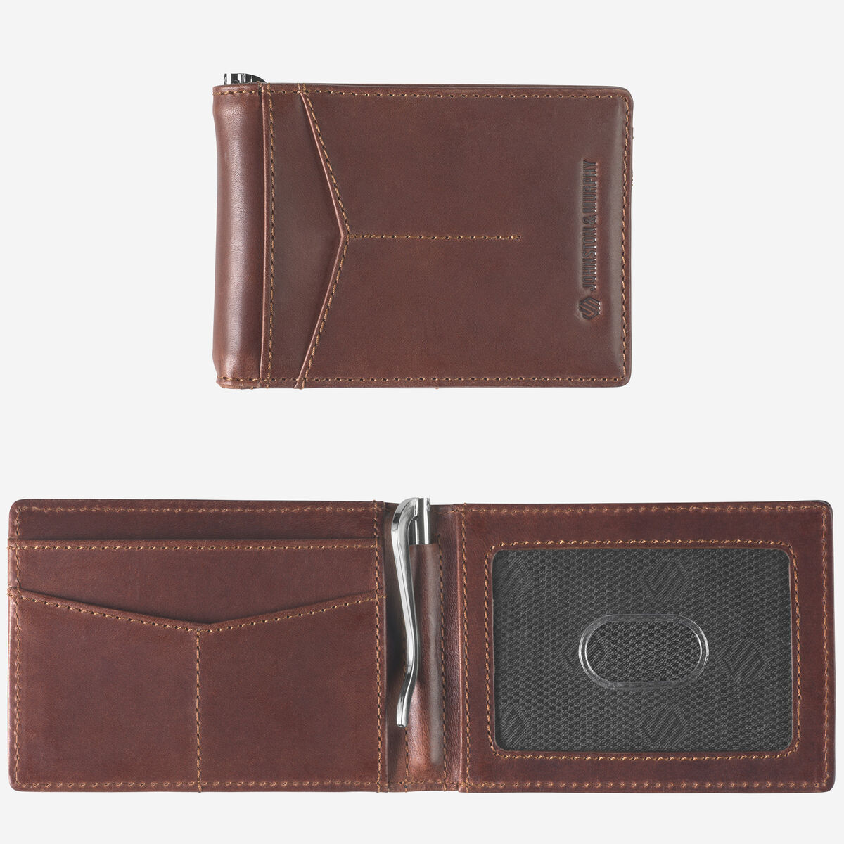 Grant Bifold Money-Clip Wallet image number null