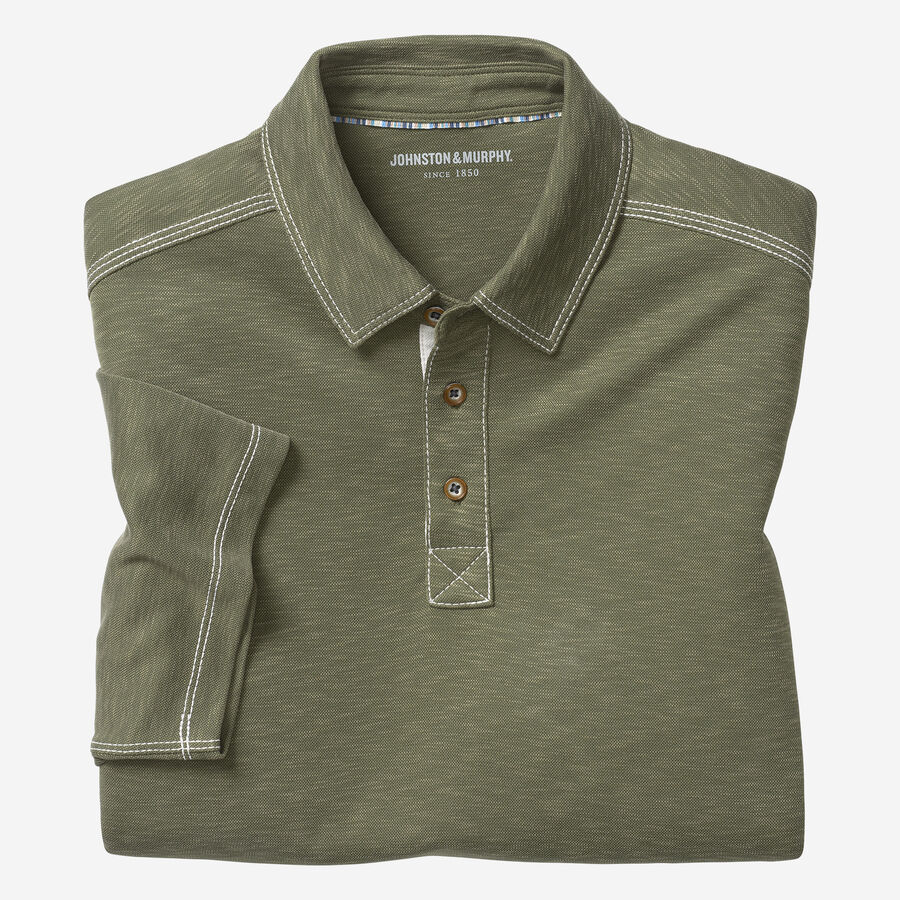 Vintage Slub Polo image number null