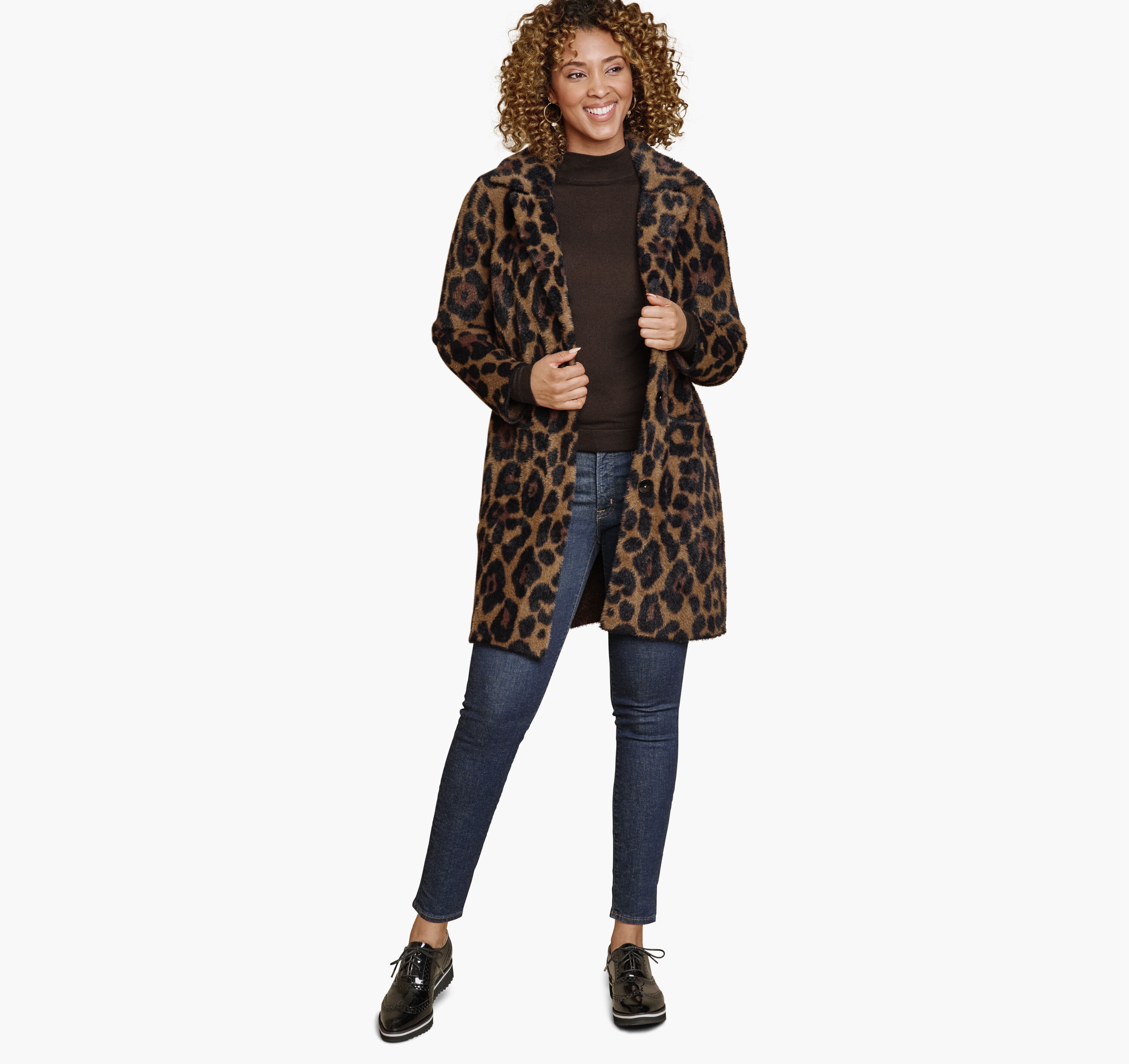 Women's Leopard Eyelash Coatigan | Johnston & Murphy