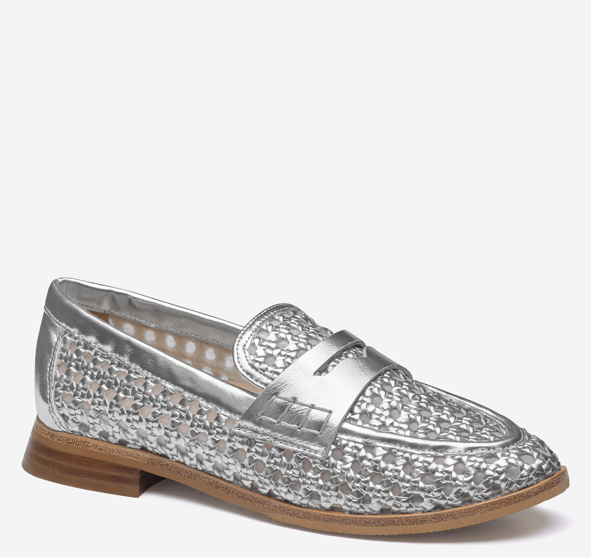 Gillian Woven Penny Loafer image number null