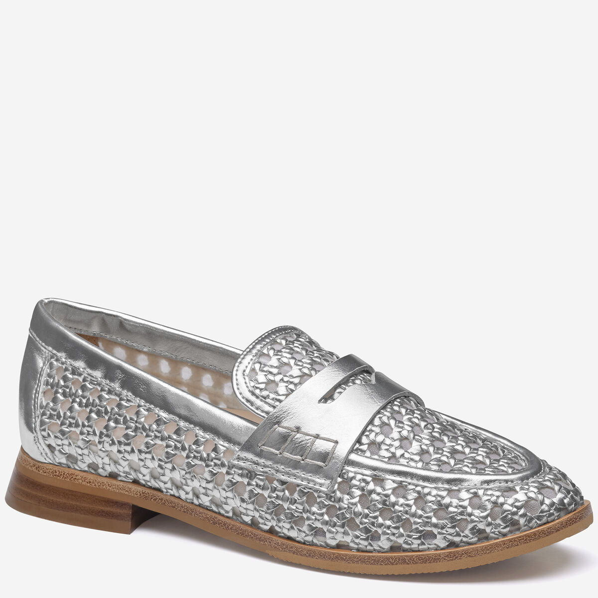 Gillian Woven Penny Loafer image number null