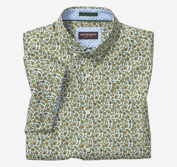 Printed Cotton Short-Sleeve Shirt preview