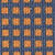 XC4® Performance Gingham Polos + Cool Degree™ - Orange/Navy Mini Gingham