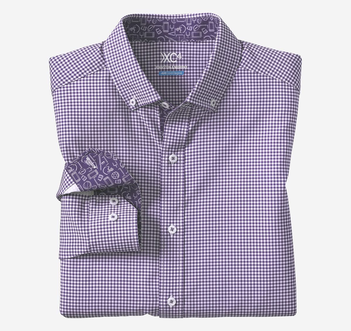 Game Day XC4&reg; Long-Sleeve Gingham Shirt image number null