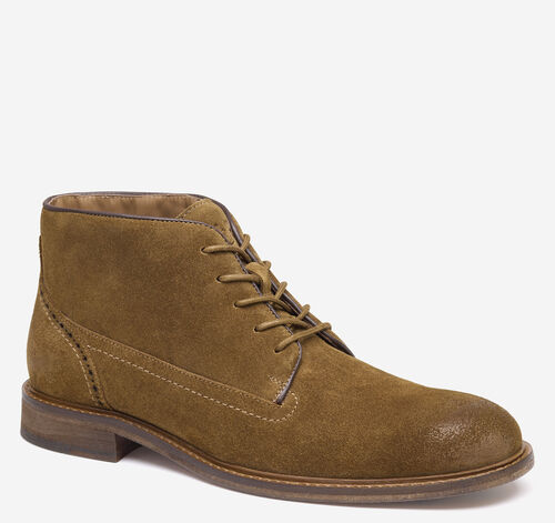 Ripley Chukka Boot - Snuff Waxed Suede