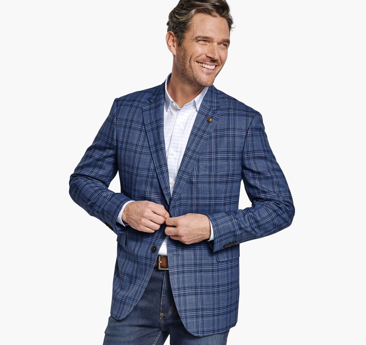 Small Glen Plaid Blazer image number null