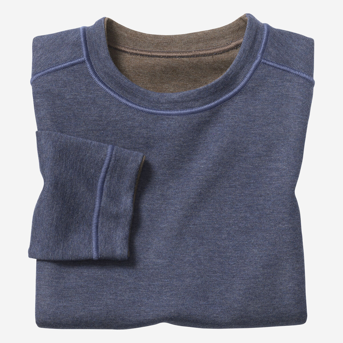 Boys Reversible Solid Crewneck image number null