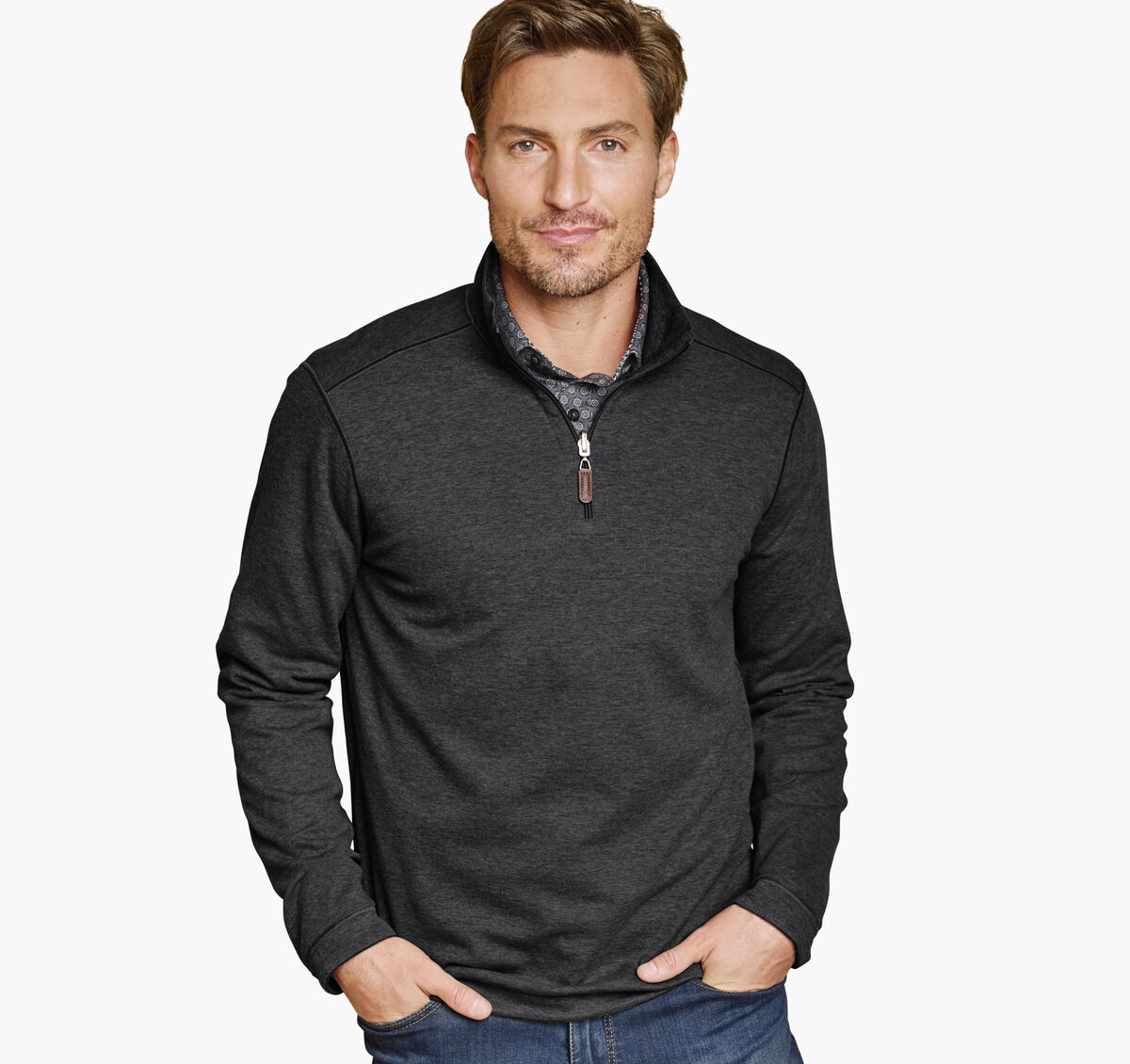 Icon Reversible Quarter-Zip image number null
