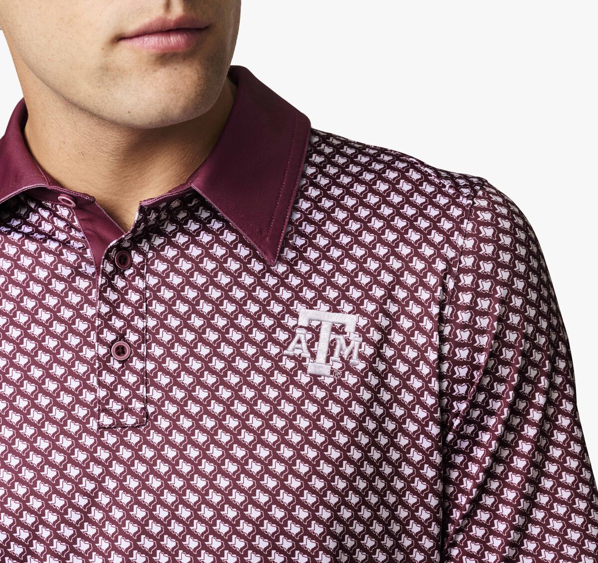 Collegiate XC+&trade; State Print Polo image number null