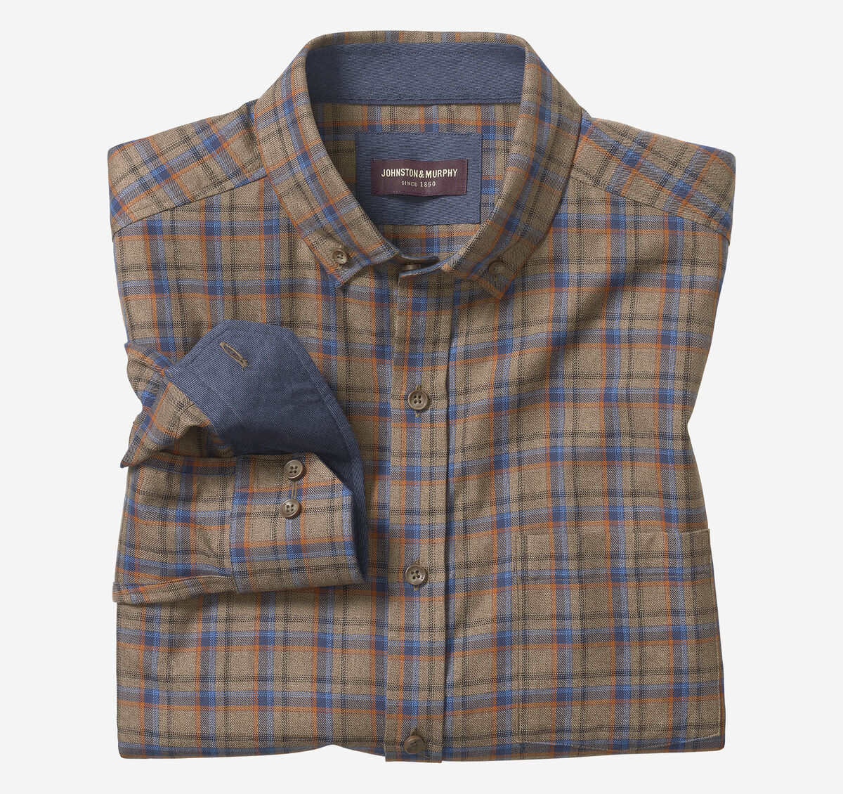 Heathered Woven Shirts image number null