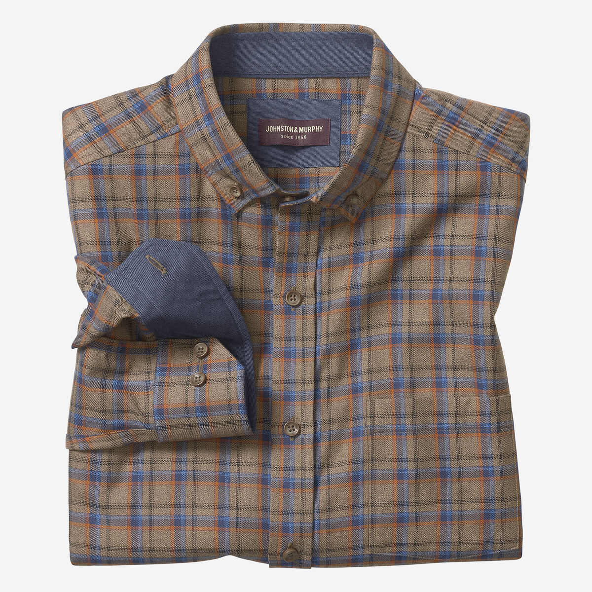 Heathered Woven Shirts image number null
