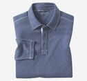 Vintage Slub Long-Sleeve Polo image number null