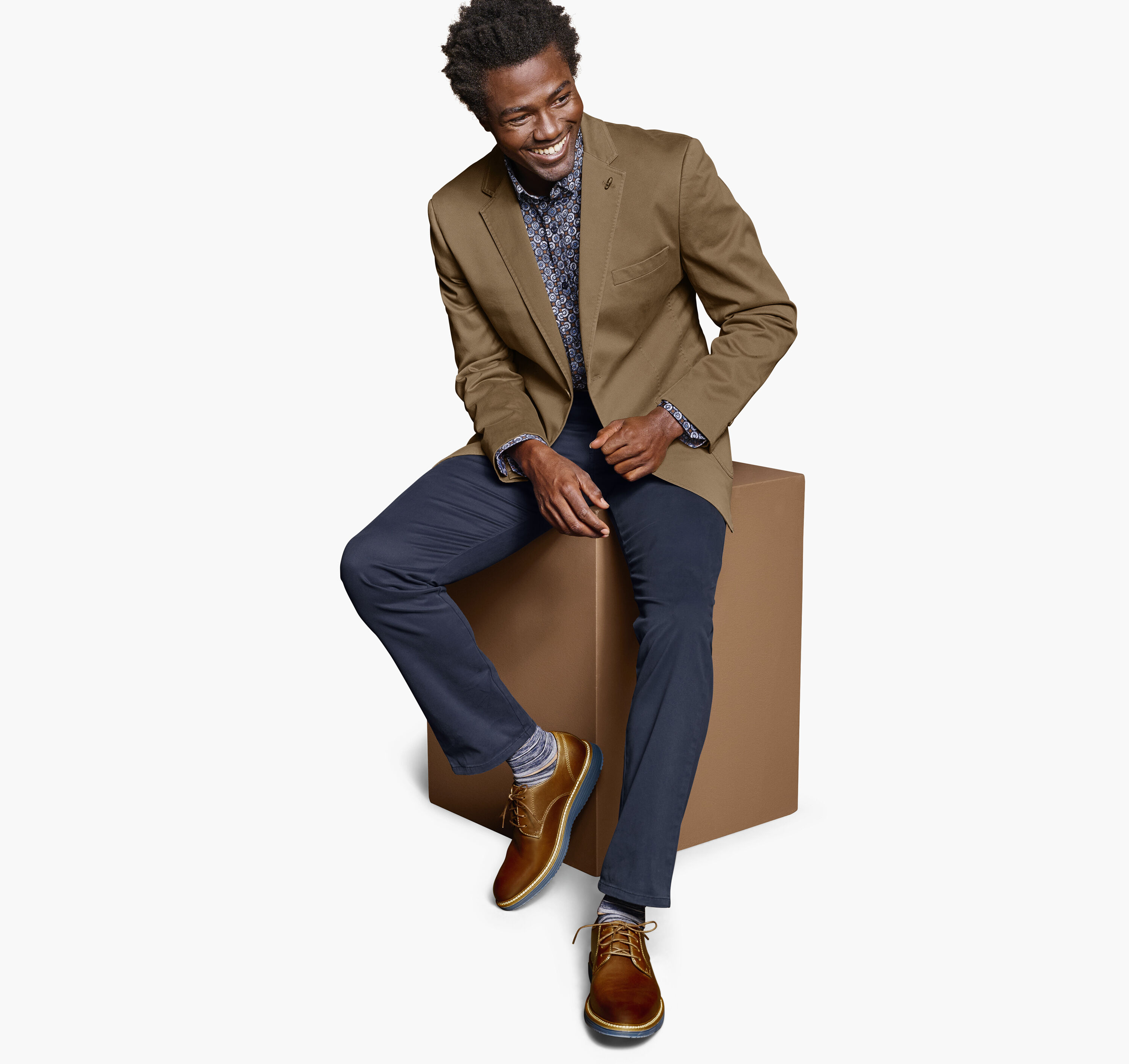 Washed Cotton Blazer