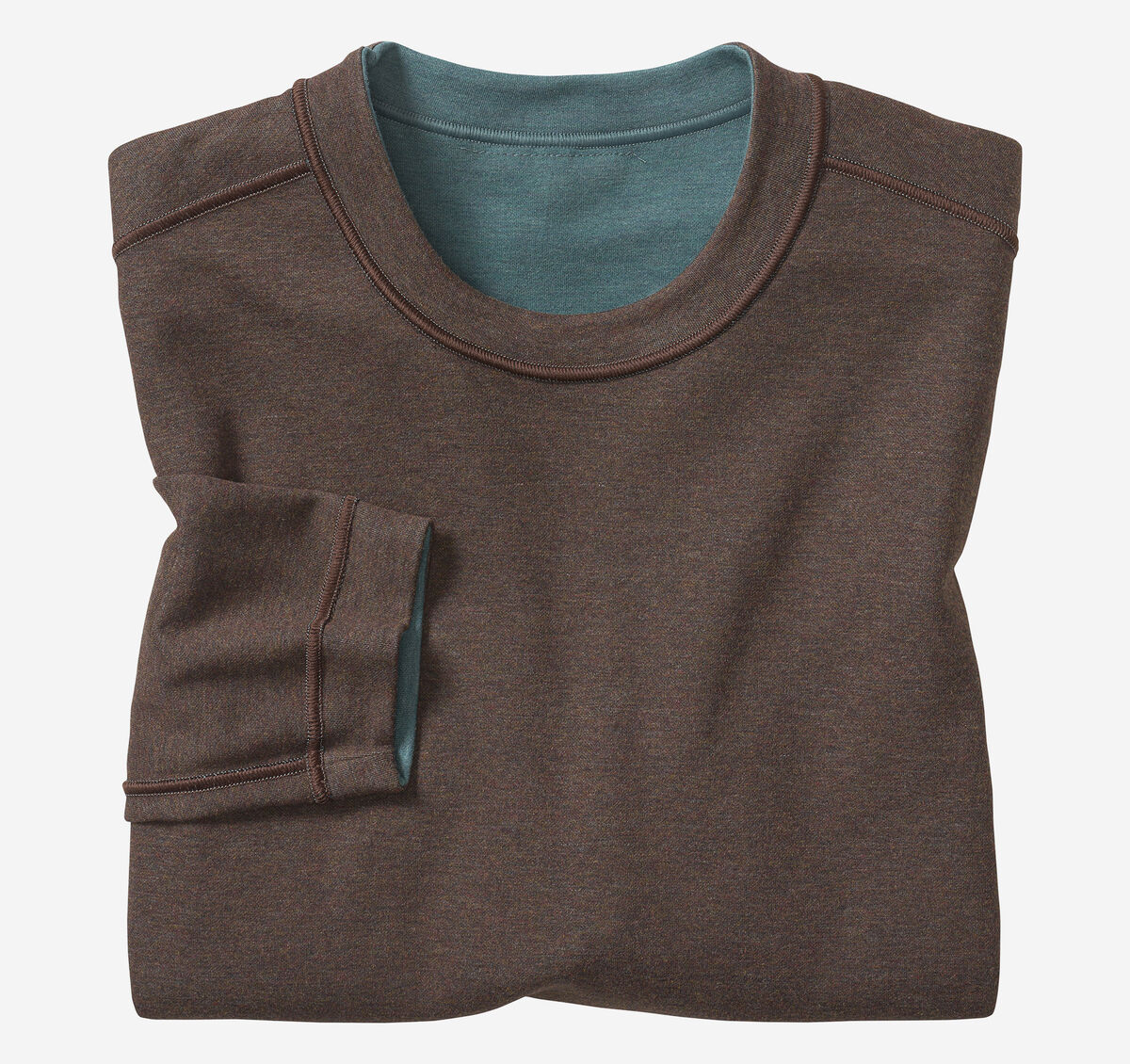 Reversible Long-Sleeve Crewneck image number null