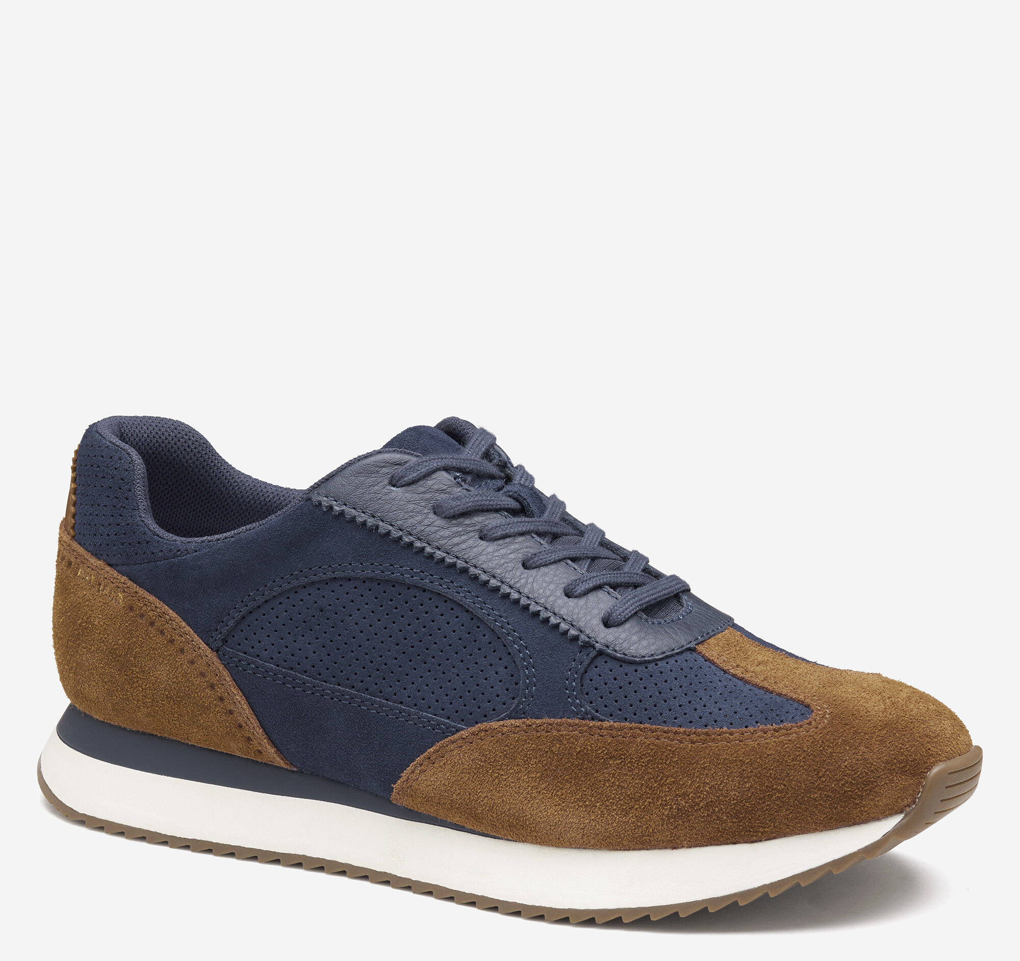 Men's Chase Perfed T-Toe in Navy Suede/Snuff Oiled Suede