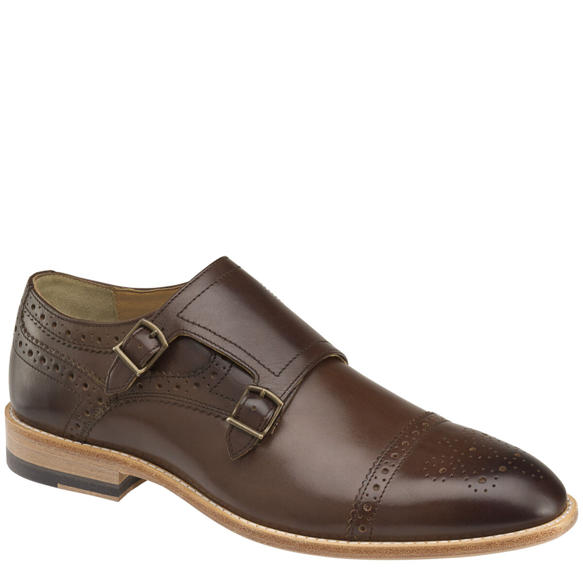 Vance Double-Buckle Monk Strap image number null