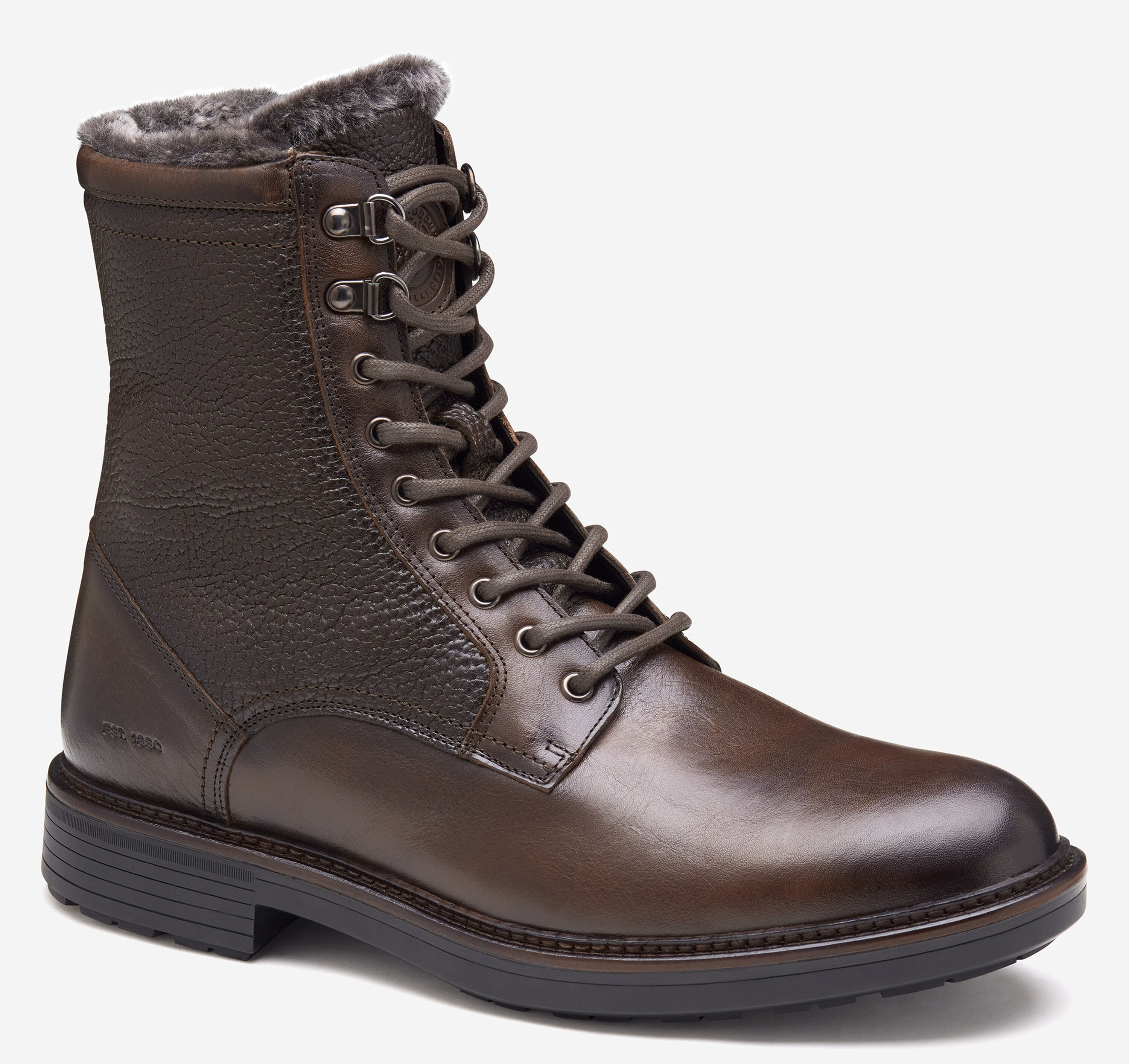Men's Latham Plain Toe Shearling Boot | Johnston & Murphy