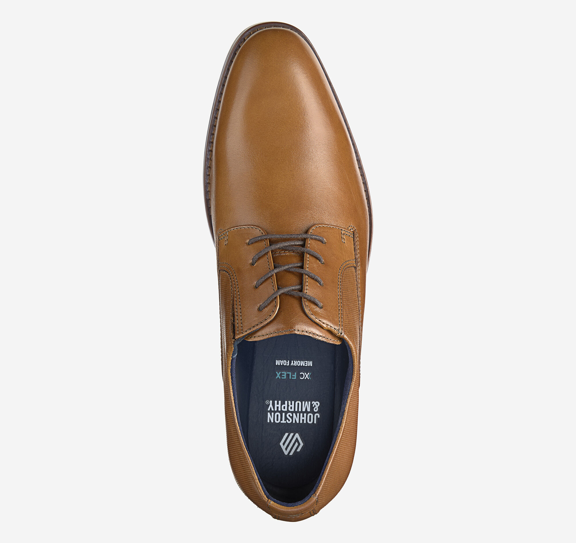 Men's Landry Plain Toe in Tan Full Grain | Johnston & Murphy