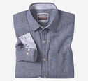 Washed Linen-Blend Shirt image number null