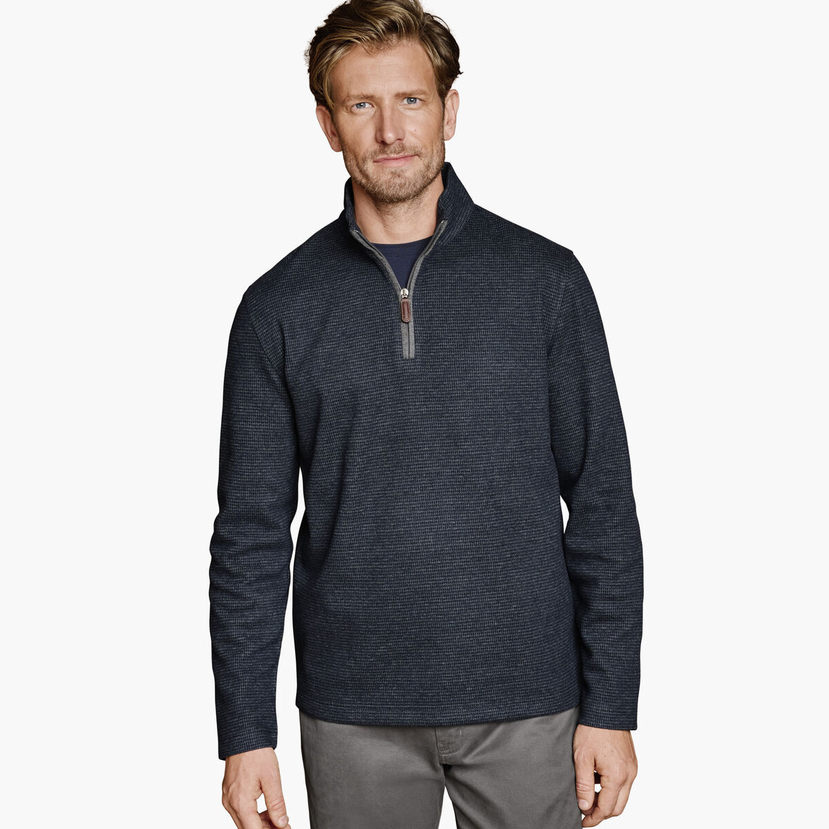 Brushed Quarter-Zip image number null
