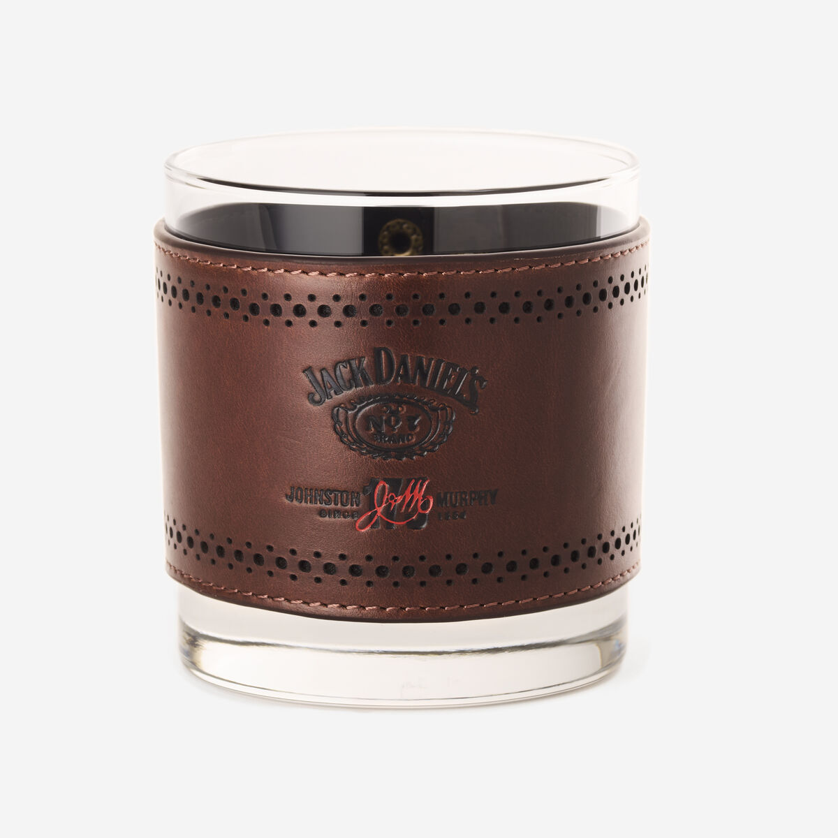  Jack Daniel’s x J&M 175th Leather-Wrapped Rocks Glass Set image number null