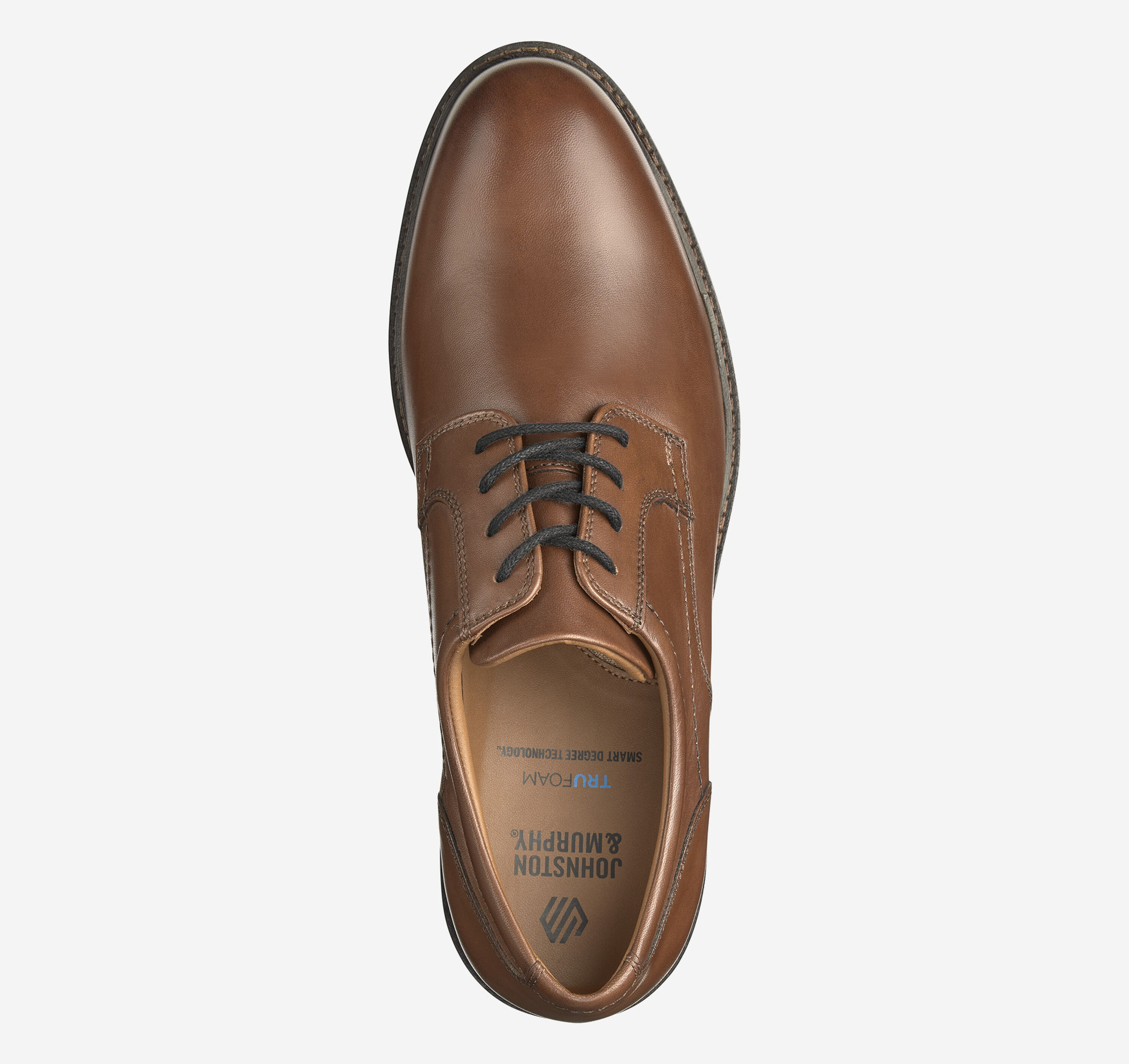 Johnston & Murphy Shoes Mens Size 11M Brown Leather Plain Toe Derby 27-1180 Amazon.com | Johnston & Murphy Mens Jenson Plain Toe Tan  main image 4