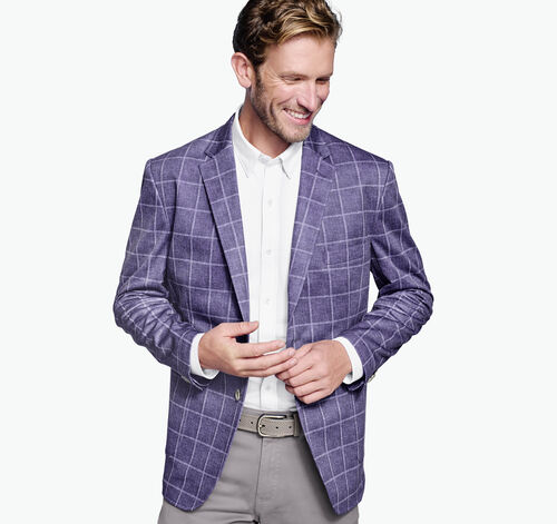 Game Day XC Flex&reg; Blazer - Purple Plaid