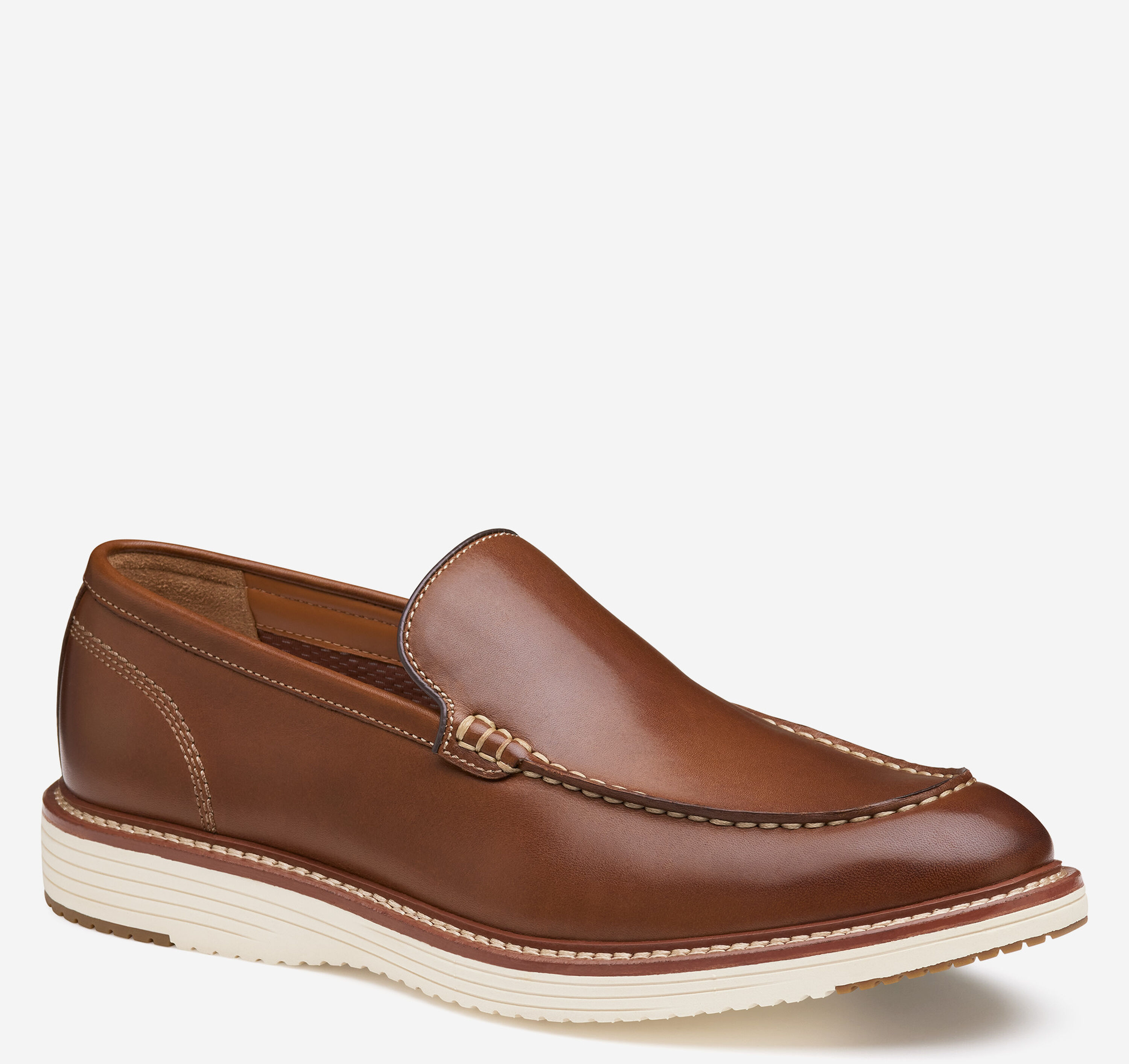 Johnston & Murphy Baldwin Venetian 20-6530 Brown Leather Loafers Mens Size 10 M Men main image 3